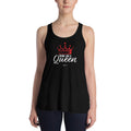 Think Like a Queen Flowy Racerback Tank - altruesm