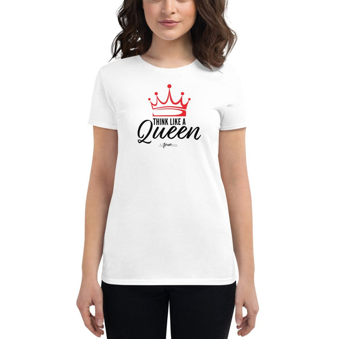 Think Like a Queen Short Sleeve T-Shirt - altruesm