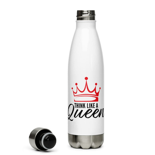 Think Like a Queen Stainless Steel Water Bottle - altruesm