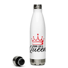 Think Like a Queen Stainless Steel Water Bottle