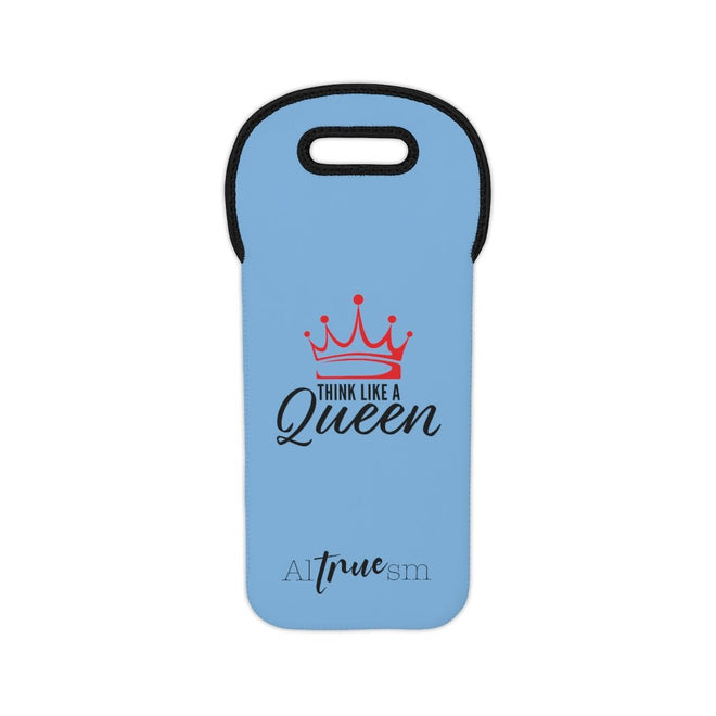 Think Like a Queen Wine Tote Bag - altruesm