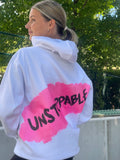 Unstoppable Custom Hand - Painted Premium Hoodie - altruesm