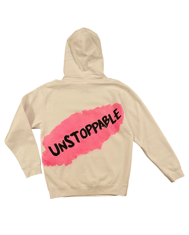 Unstoppable Custom Hand - Painted Premium Hoodie - altruesm