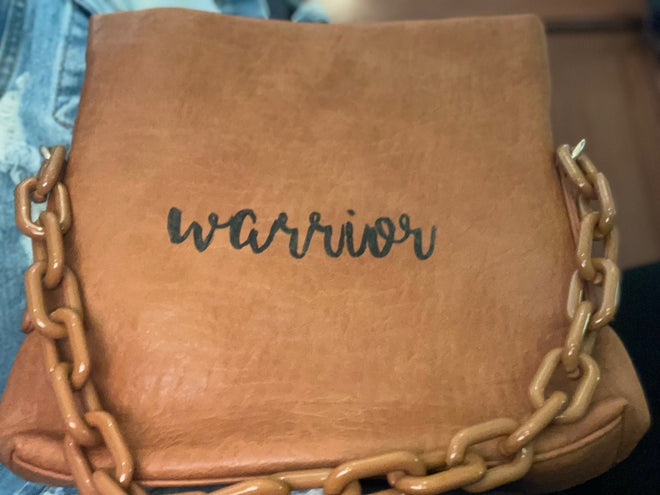 Warrior Custom Hand - Painted Peekaboo Bag - altruesm