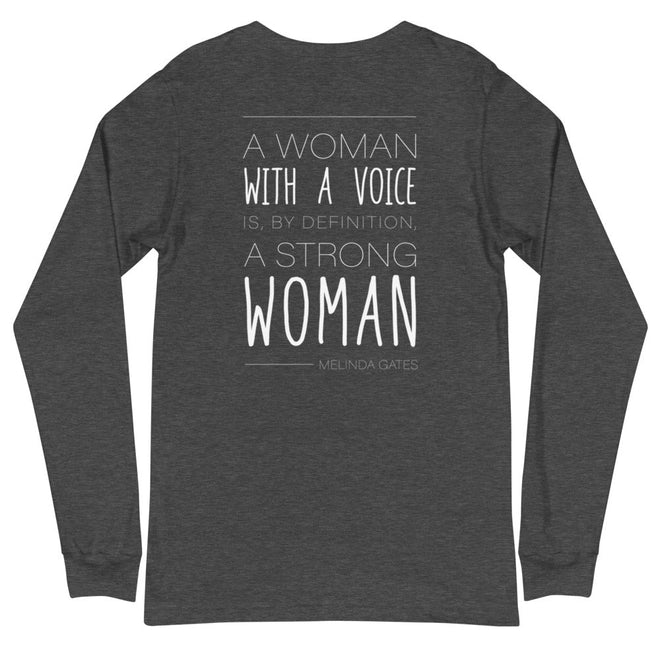 Woman with a Voice Long Sleeve Tee - altruesm