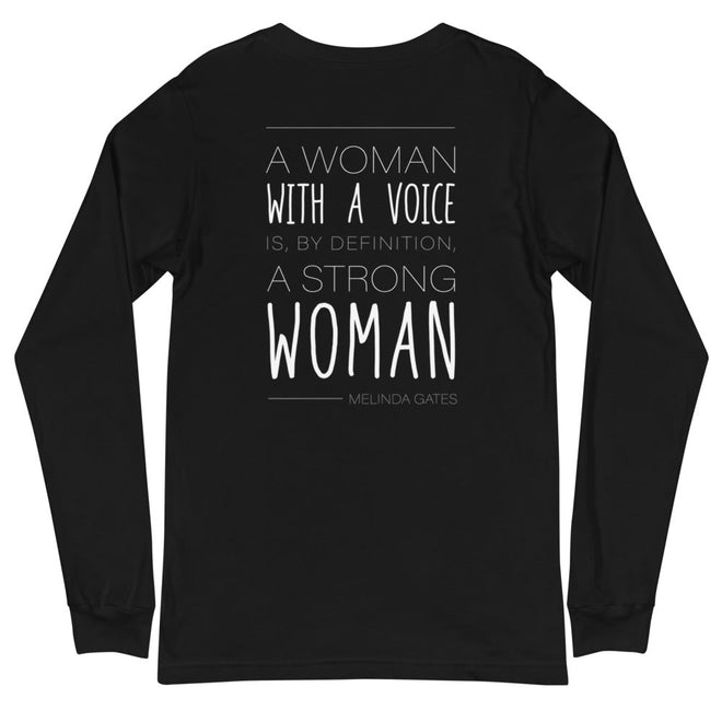 Woman with a Voice Long Sleeve Tee - altruesm