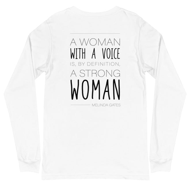 Woman with a Voice Long Sleeve Tee - altruesm