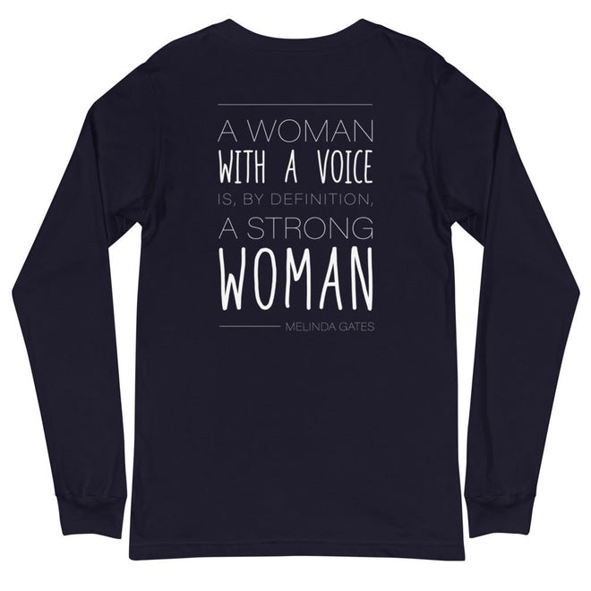 Woman with a Voice Long Sleeve Tee - altruesm