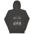 Woman With a Voice Premium Hoodie - altruesm