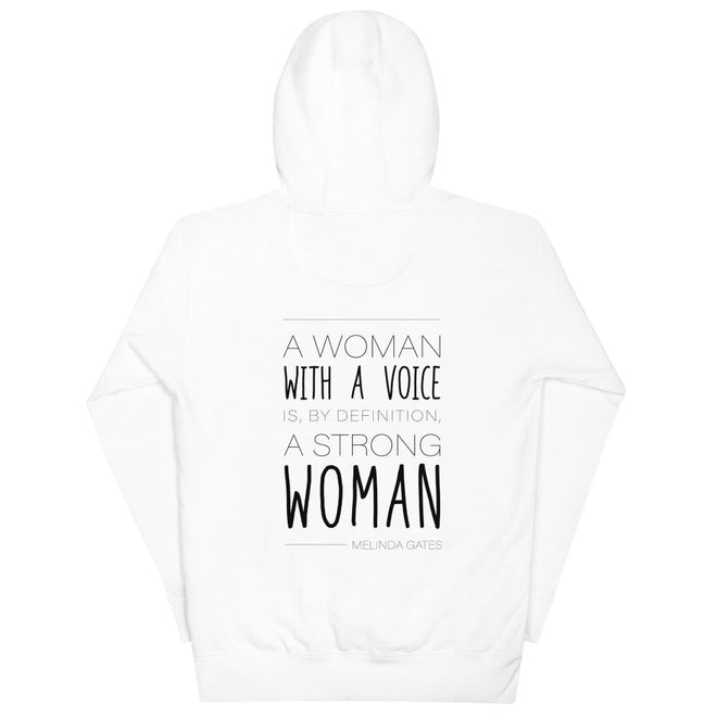 Woman With a Voice Premium Hoodie - altruesm