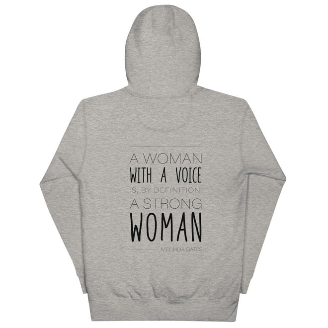 Woman With a Voice Premium Hoodie - altruesm