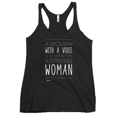 Woman with a Voice Racerback Tank