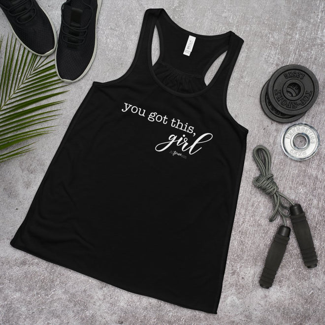 You Got This, Girl Flowy Racerback Tank - altruesm