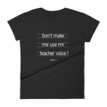 Teacher Voice Short Sleeve T-Shirt